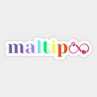 Mia Mini Maltipoo Sticker